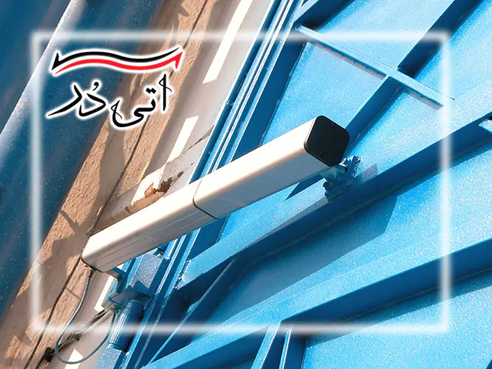 انواع درب لولایی پارکینگی مسکونی و صنعتی 6 درب لولایی صنعتی اتوماتیک