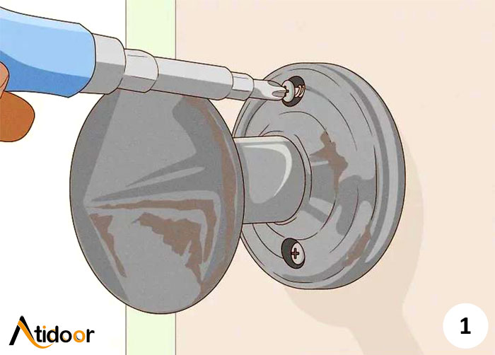 نصب دستگیره درب ضد سرقت