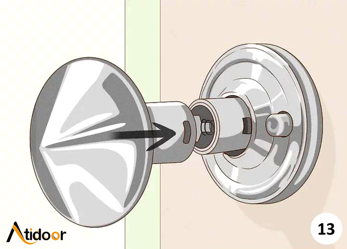 آموزش نصب دستگیره درب ضد سرقت 13 طریقه نصب دستگیره درب ضد سرقت