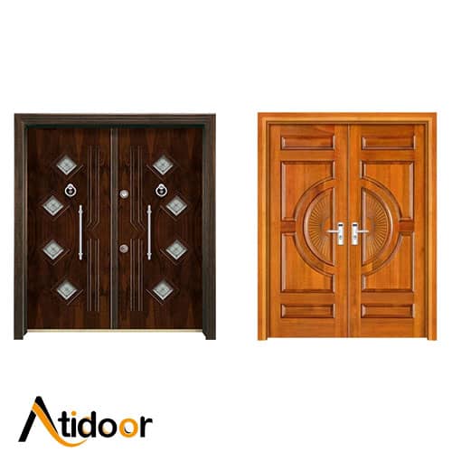 ابعاد استاندارد درب ضد سرقت دو لنگه