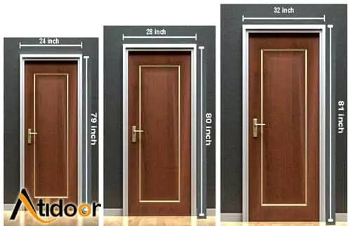 ابعاد استاندارد درب اتاق خواب