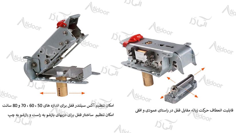 آموزش نصب قفل برقی کله گاوی 3 آموزش نصب قفل برقی