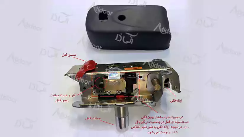 علت خرابی قفل برقی درب حیاط و کله گاوی 4 علت بسته نشدن قفل کله گاوی