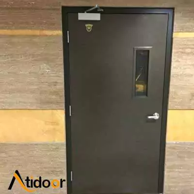 درب ضد حریق 19 درب ضد حریق شیشه ای مورد تایید آتش نشانی