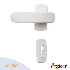 دستگیره درب ضد حریق (MICRO) رنگ سفید 7 دستگیره درب ضد حریق