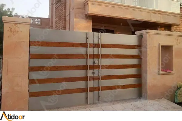 درب فلزی مدرن ویلایی