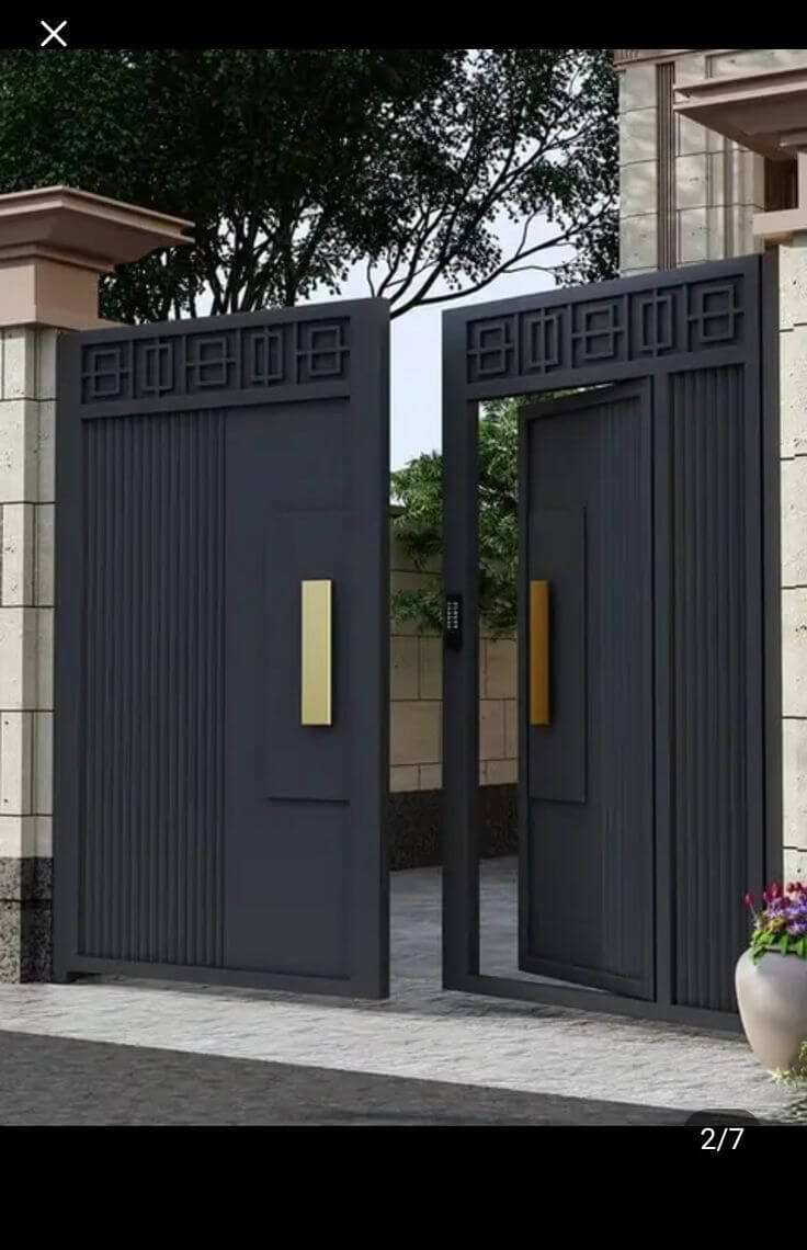 درب ورودی حیاط شیک و مدرن