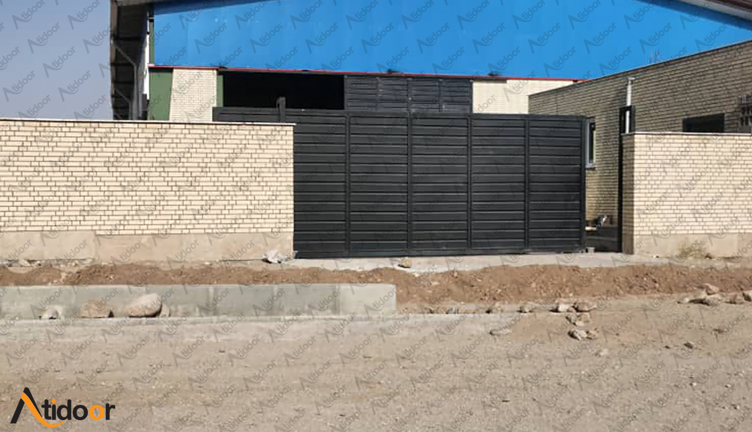 درب آهنی ریلی پارکینگ