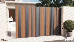 درب پارکینگ آهنی 10 SLr0004 درب ریلی فلزی