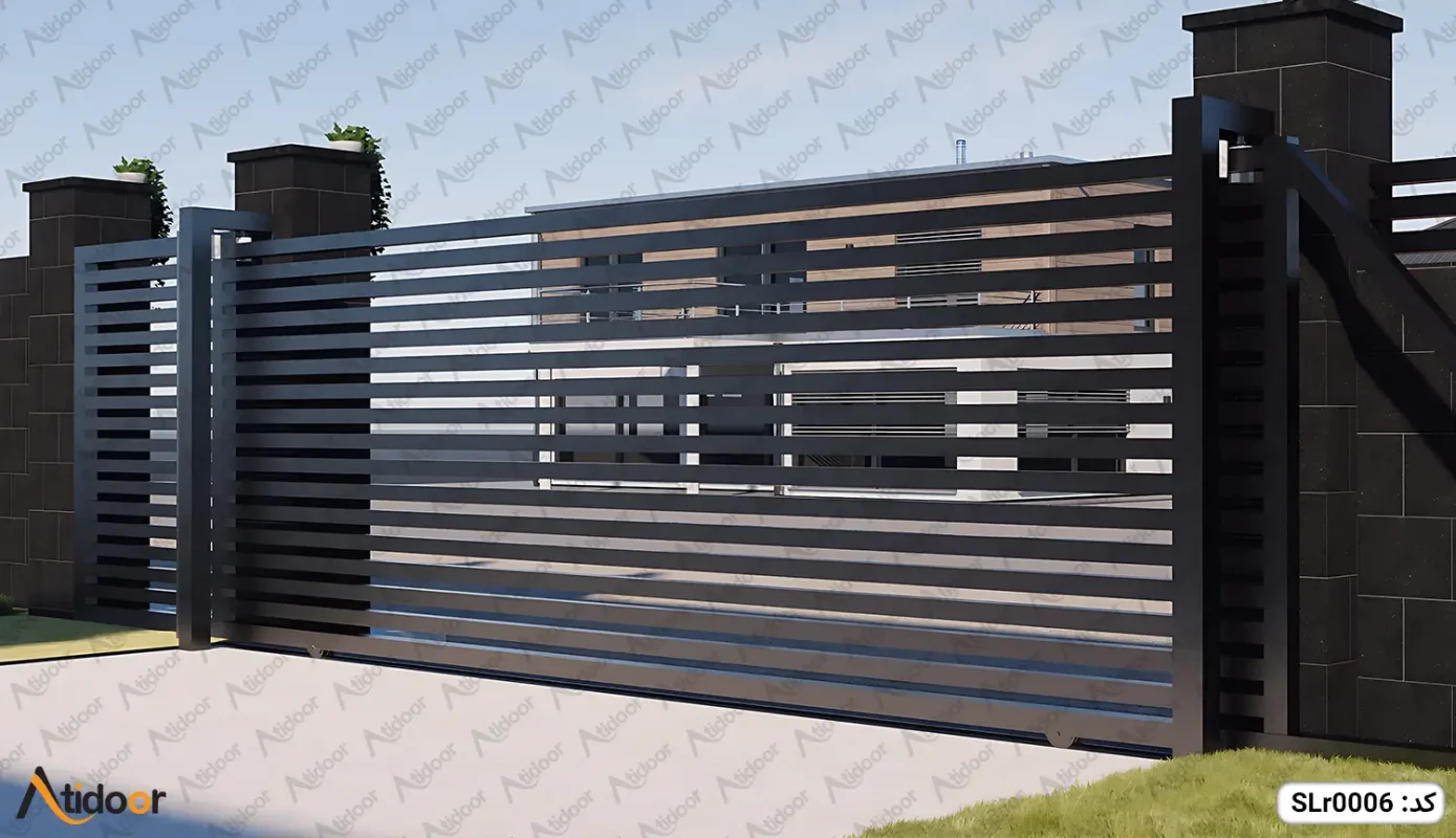 درب ریلی فلزی کد SLr0006 6 SLr0006 درب ریلی پارکینگ