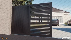 SLr0007 درب ریلی فلزی