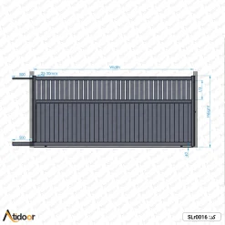 درب ریلی آهنی SLr0016