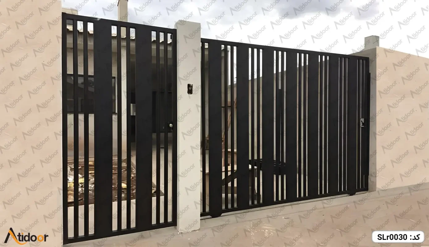 درب ریلی فلزی کد SLr0030 4 درب ریلی آهنی slr0030