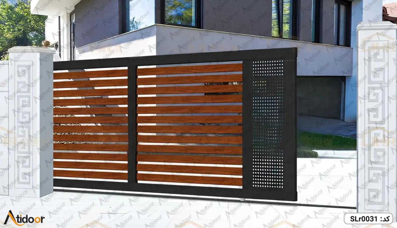 درب ریلی فلزی کد SLr0031 4 درب ریلی آهنی slr0031