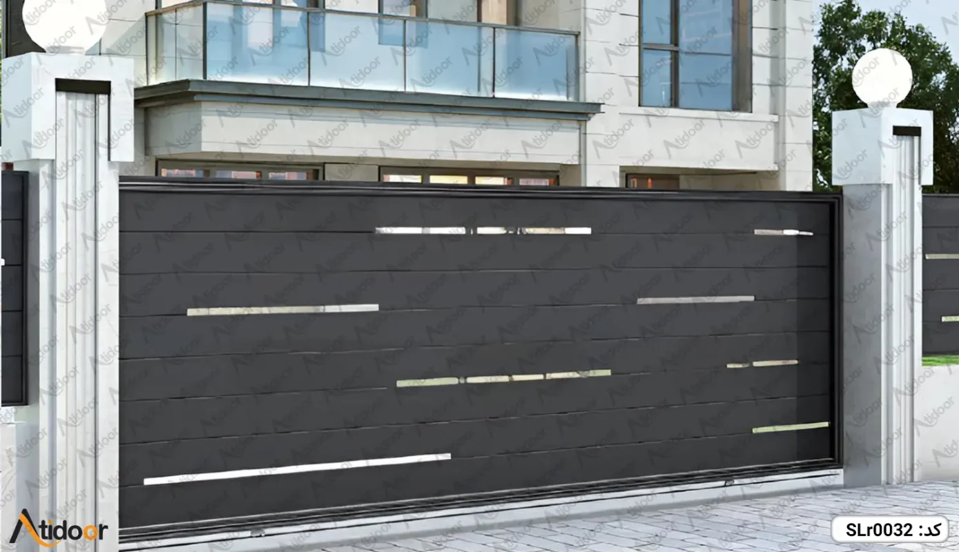درب ریلی فلزی کد SLr0032 4 درب ریلی آهنی slr0032