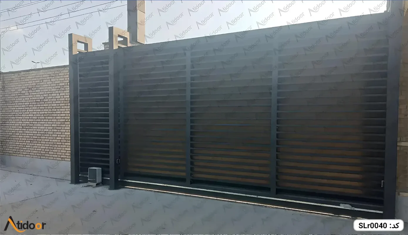 درب ریلی فلزی کد SLr0040 4 درب ریلی آهنی slr0040