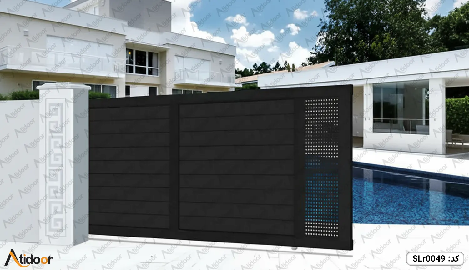 درب ریلی فلزی کد SLr0049 4 SLr0049 1