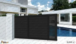 درب ریلی فلزی کد SLr0049