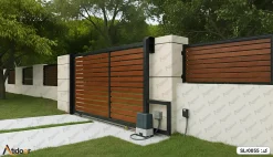 درب ریلی فلزی کد SLr0055