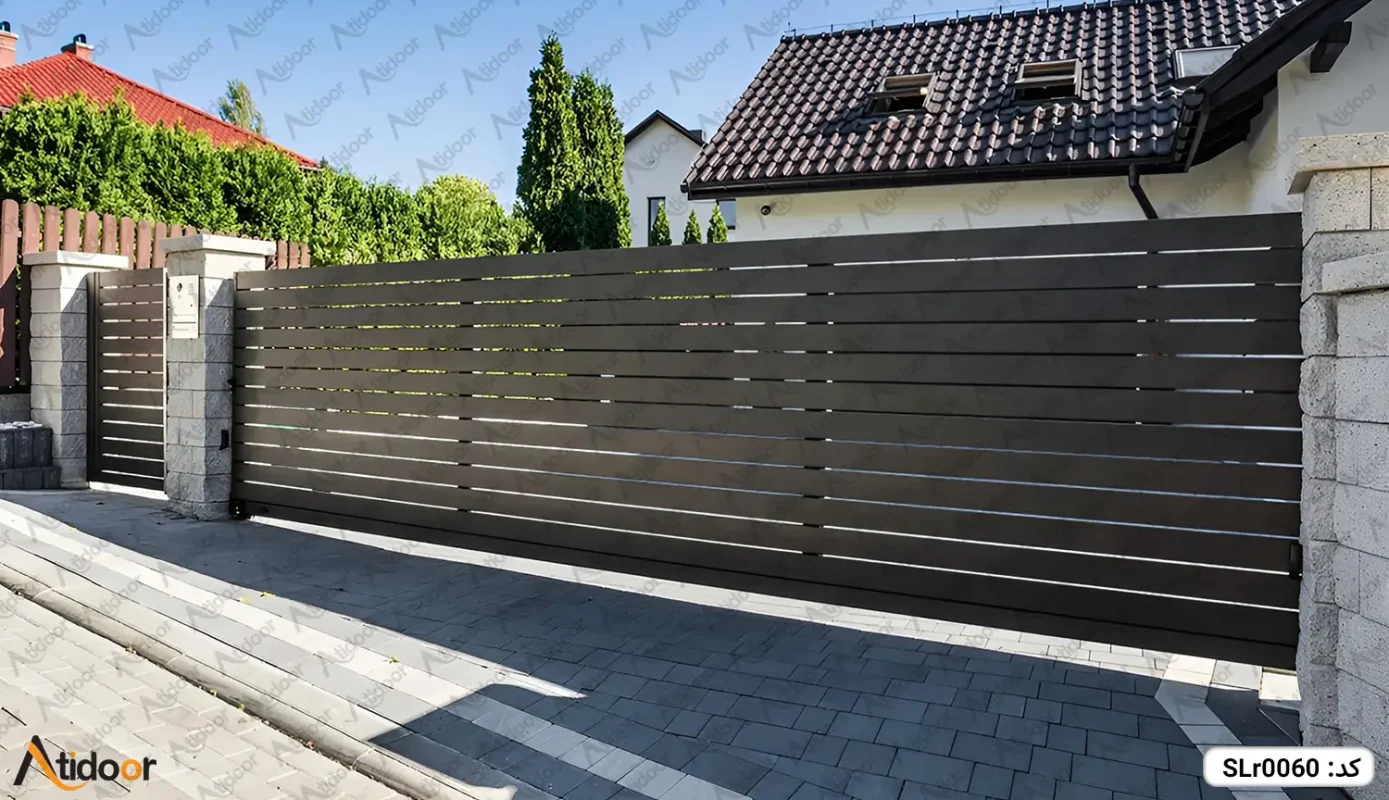 درب ریلی فلزی کد SLr0060 4 درب ریلی آهنی SLR0060