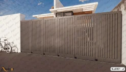 درب ریلی کنار بازشو (90 درجه) کد SLs0001 8 SLs0001 درب ریلی 90 درجه