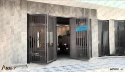 درب پارکینگی تاشو فلزی کد SWf0001