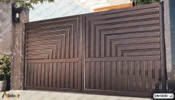 درب تک لنگه پارکینگی 4 درب پارکینگ دو لنگه فلزی کد SWr0008