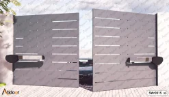 درب پارکینگ دو لنگه فلزی کد SWr0015 7 درب پارکینگ دو لنگه فلزی کد SWr0015-3