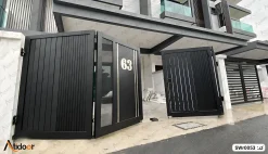 درب پارکینگی تاشو فلزی کد SWr0053