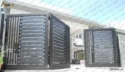 درب پارکینگی تاشو فلزی کد SWr0054