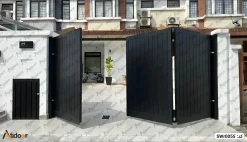 درب پارکینگی تاشو فلزی کد SWr0055