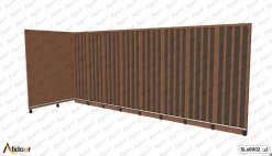 درب ریلی فلزی کنار بازشو کد SLS0002 12 درب ریلی فلزی کنار بازشو کد SLS0002-5