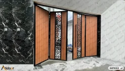 درب پارکینگی تاشو فلزی کد SWf0002