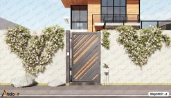 درب ورودی ساختمان آهنی دو لنگه 20 درب ورودی نفر رو ساختمان تک لنگه کد SWp0002