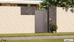 درب ورودی نفر رو ساختمان تک لنگه کد SWp0005