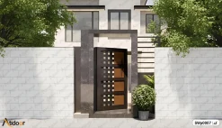 درب ورودی نفر رو ساختمان تک لنگه کد SWp0007 5 درب ورودی نفر رو ساختمان تک لنگه کد SWp0007-2