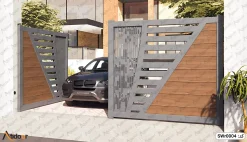 درب پارکینگ دو لنگه فلزی کد SWr0004 7 درب پارکینگ دو لنگه فلزی کد SWr0004-3