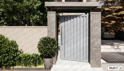 درب ورودی نفر رو ساختمان تک لنگه کد SWP0017 5 درب ورودی نفر رو ساختمان تک لنگه کد SWP0017-2