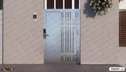 درب ورودی ساختمان آهنی تک لنگه 19 درب ورودی نفر رو ساختمان تک لنگه کد SWp0021