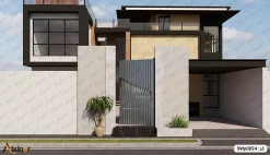 درب حیاطی 20 درب ورودی نفر رو ساختمان تک لنگه کد SWp0024-2