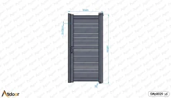 درب ورودی نفر رو ساختمان تک لنگه کد SWp0029 5 درب ورودی نفر رو ساختمان تک لنگه کد SWp0029-2