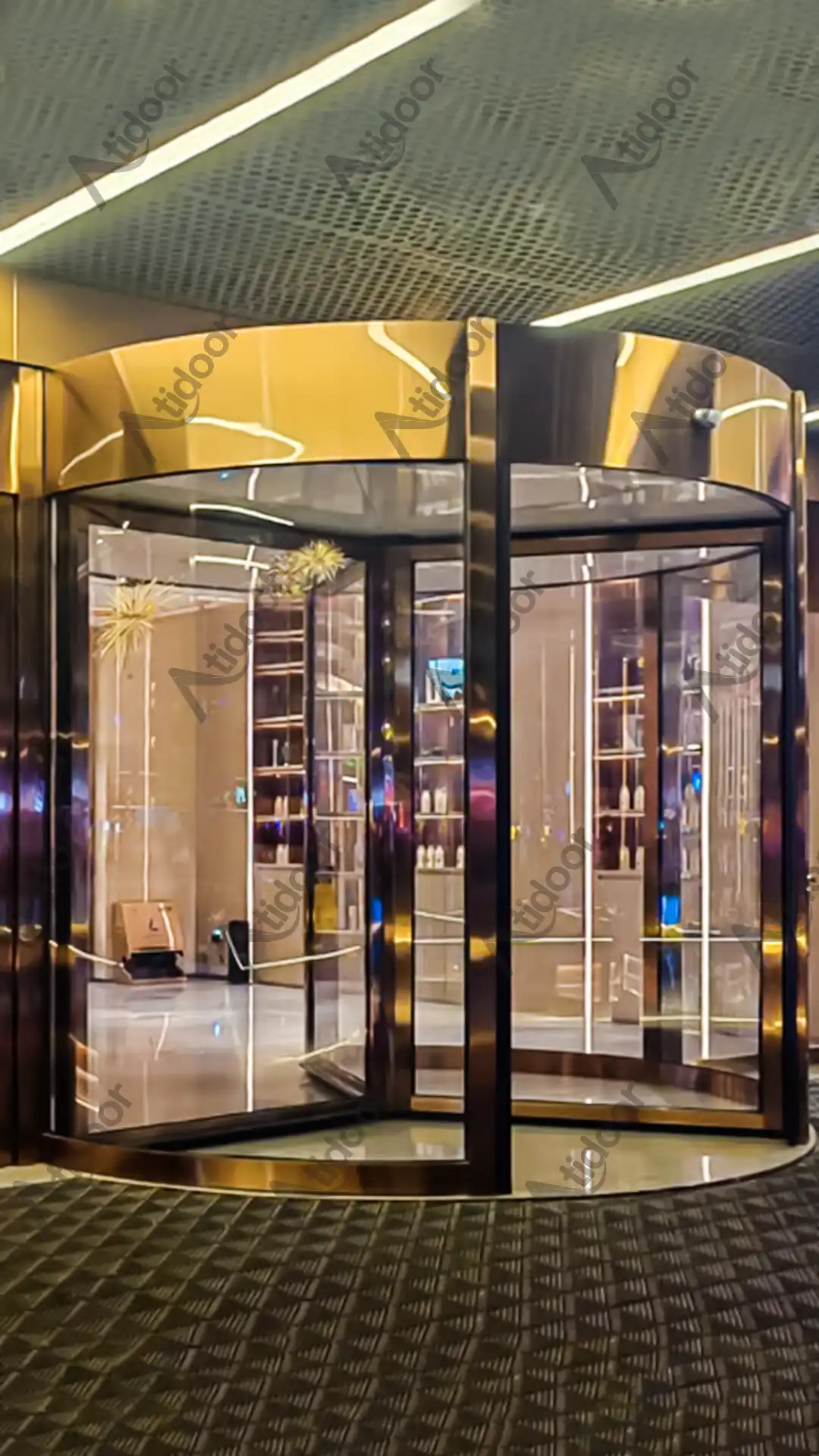 درب گردان استیل