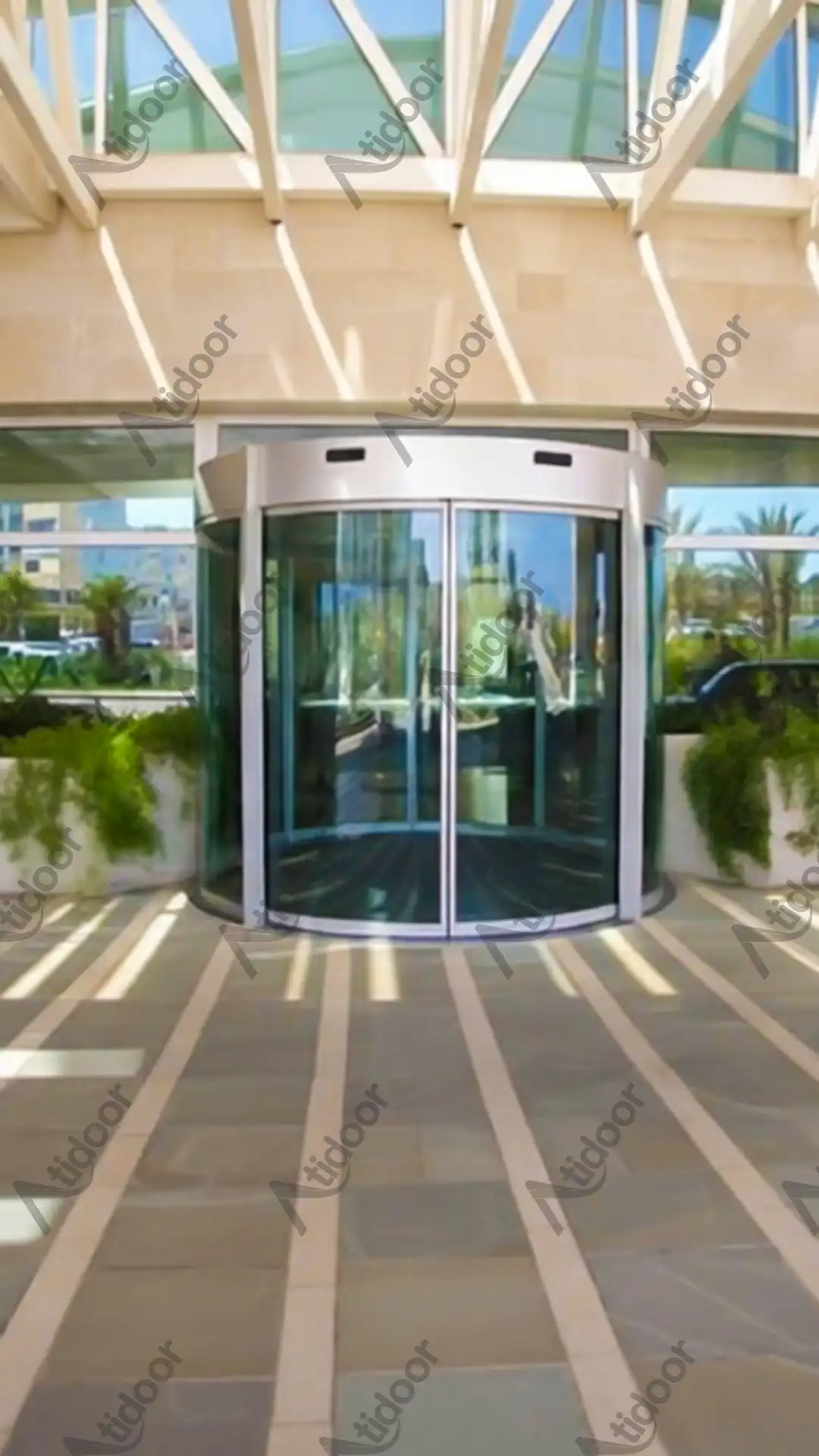 Curve Automatic Door